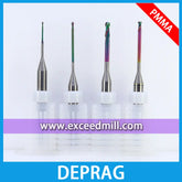 DEPRAG CADCAM 4mm Shank Tools Special for Milling PMMA, PEEK, Wax, to Avoid Sticking
